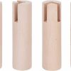 Small Animal Niteangel | Niteangel Set Of Beech Stilts For Elevating & Safely Setting Multi-Chamber Series Maze House (Set Of 5 Stilts (5.9'' H))