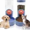 Small Animal Aarpurt | Aarpurt 35Oz Hanging Automatic Food Water Dispenser, Gravity Auto Feeder Waterer Set, Water Food Bowl For Cage Pet For Dog Cat Rabbit Chinchilla Ferret