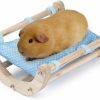 Small Animal JanYoo | Janyoo Guinea Pig Bed Hideout For Cage Accessories And Toys Hammock Bunnies Bearded Dragon