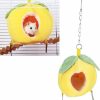 Small Animal Pssopp | Hamster Hanging House, Hammock Fruit Shape Small Animals Cage Sleeping House Pet Bed Rat Hamster Toys Cage Swing Rat Hamster Warm Bed House