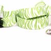 Small Animal Yellow Dog Design | Yellow Dog Design Zebra Green Ez-Grip Dog Leash-With Comfort Handle-Small/Medium-3/4 And 5 Feet (60\") Long