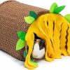 Small Animal ORZECHKO | Guinea Pig Tunnel House - Small Animal Hideout Tube Cage House For Hamster Rat Mice Parrot Chinchilla Hedgehog Flying Squirrel - Playing Sleeping Resting Fleece Warm Bed Plush Nest Habitats