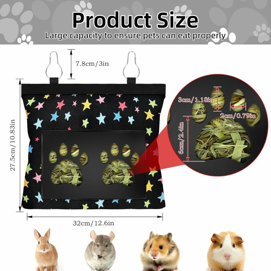 Small Animal KEXWEN | Guinea Pig Hay Holder.Rabbit Hay Feeder.Hay Feeder Guinea Pig Hay Bag For Rabbits.Rabbit Hay Feeder.Bunny Hay Bag For Rabbit.Hay Feeder For Guinea Pig.Rabbit Hay Holder.Bunny Hay Feeder(Turnip Rabbit)