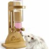 Small Animal Rubor | Rubor Hamster Water Bottle With Stand Small Animal Water Bottle Holder With 125Ml Hanging Water Auto Dispenser For Syrian Rabbit Dwarf Gerbils Mice Rats Degus Small Pet Rodents (Bule)