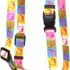 Small Animal Yellow Dog Design | Yellow Dog Design Pink Flamingo Roman Style H Dog Harness, Large-1\" Wide And Fits Chest Of 20 To 28\"