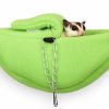 Small Animal HardcorePet | Sugar Glider Banana Hammock Pouch For Cage Accessories And Toys, Small Animals Bed Rat Warm Fleece Nest For Hamster (Yellow)