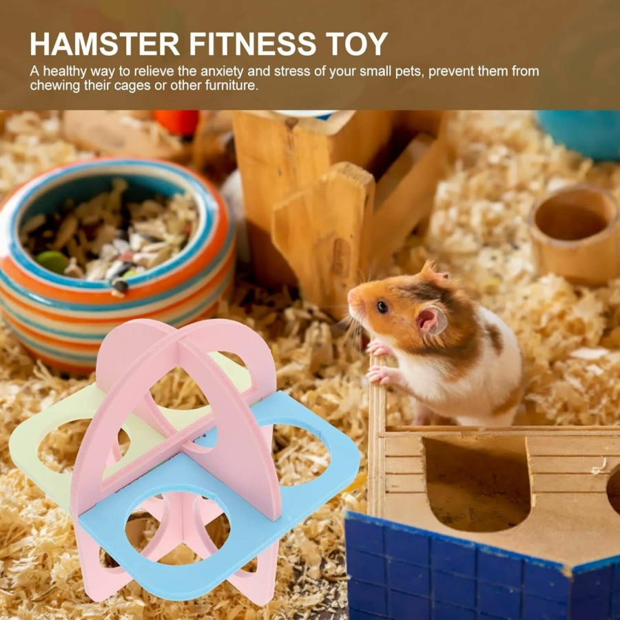 Small Animal FRCOLOR | Frcolor Hamster Maze Plastic House Small Animal Hideout Tunnel Tube Toy Cage Habitat Decor For Hedgehog, Gerbils Mice Hamster Plaything Accessories