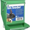 Small Animal Prevue Pet Products | Prevue Pet Products Green Metal Small Animal Bin Feeder 3500, 7 1/8 X 3 7/8\"