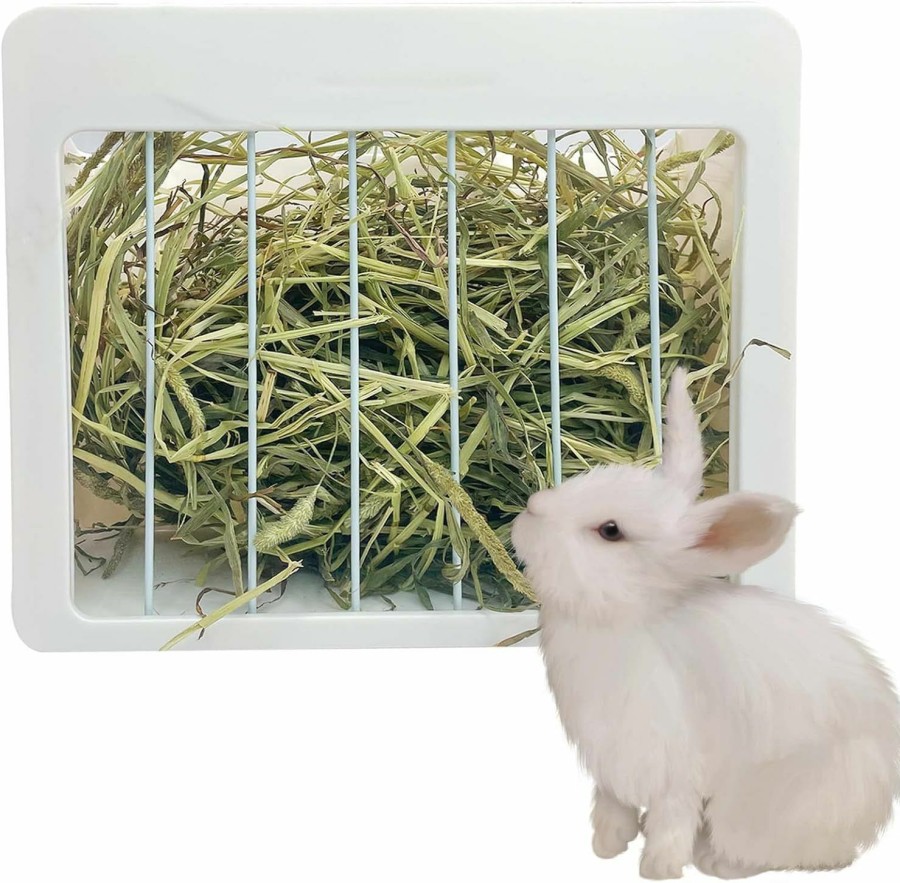 Small Animal kathson | Kathson Rabbit Hay Feeder Bunny Food Dispenser Alfalfa Grass Manger Holder Less Wasted For Guinea Pig Chinchilla Ferret