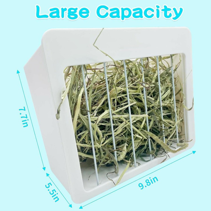 Small Animal kathson | Kathson Rabbit Hay Feeder Bunny Food Dispenser Alfalfa Grass Manger Holder Less Wasted For Guinea Pig Chinchilla Ferret