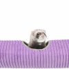 Small Animal WOLEDOE | Woledoe Ferret Tunnel Hanging Hammock Bed, Small Animal Rats Squirrel Toy - Grey