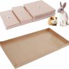 Small Animal LWYMX | Disposable Guinea Pig Cage Liners, 48\"X 24\" Large Liner Bag For Guinea Pig Cage Bottom, Water-Resistant Kraft Paper, Biodegradable (4 Pack)