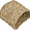 Small Animal Janzoom | Pet Tunnel Bed, Woven Grass Tunnel For Rabbits For Guinea Pig For Hamster For Small Pet