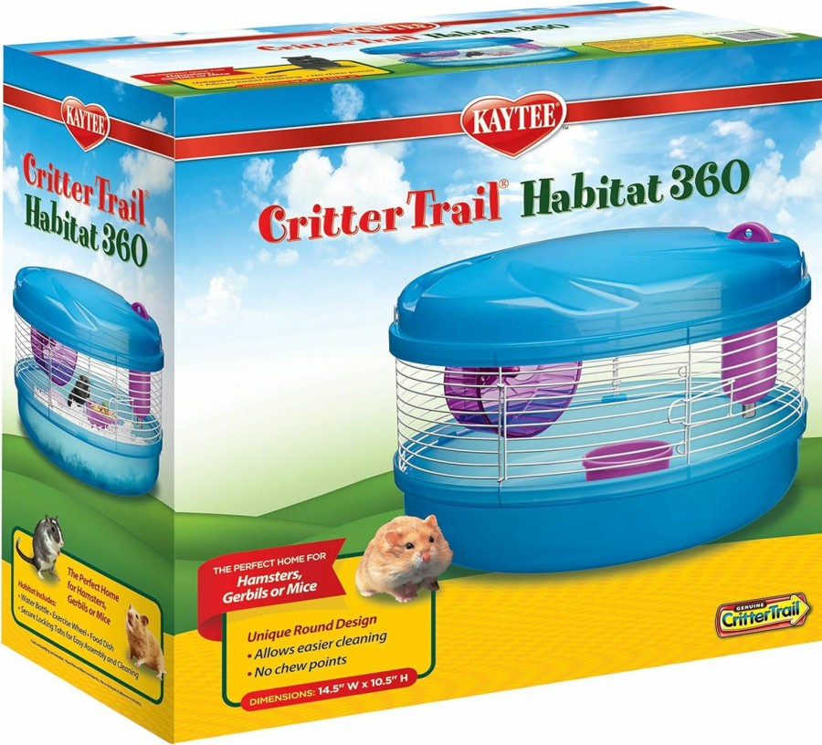 Small Animal Kaytee | Kaytee Crittertrail Habitat 360 For Pet Hamsters, Gerbils Or Mice