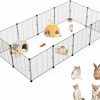 Small Animal MODESLAB | Modeslab C&C Guinea Pig Cages, Small Animal Pet Playpen, 2 By 4 Pet Fence, Diy Expandable Grid Cage For Piggy, Rabbit, Hedgehog - Indoor & Outdoor Portable Metal Wire Yard Fence - 12 Panels