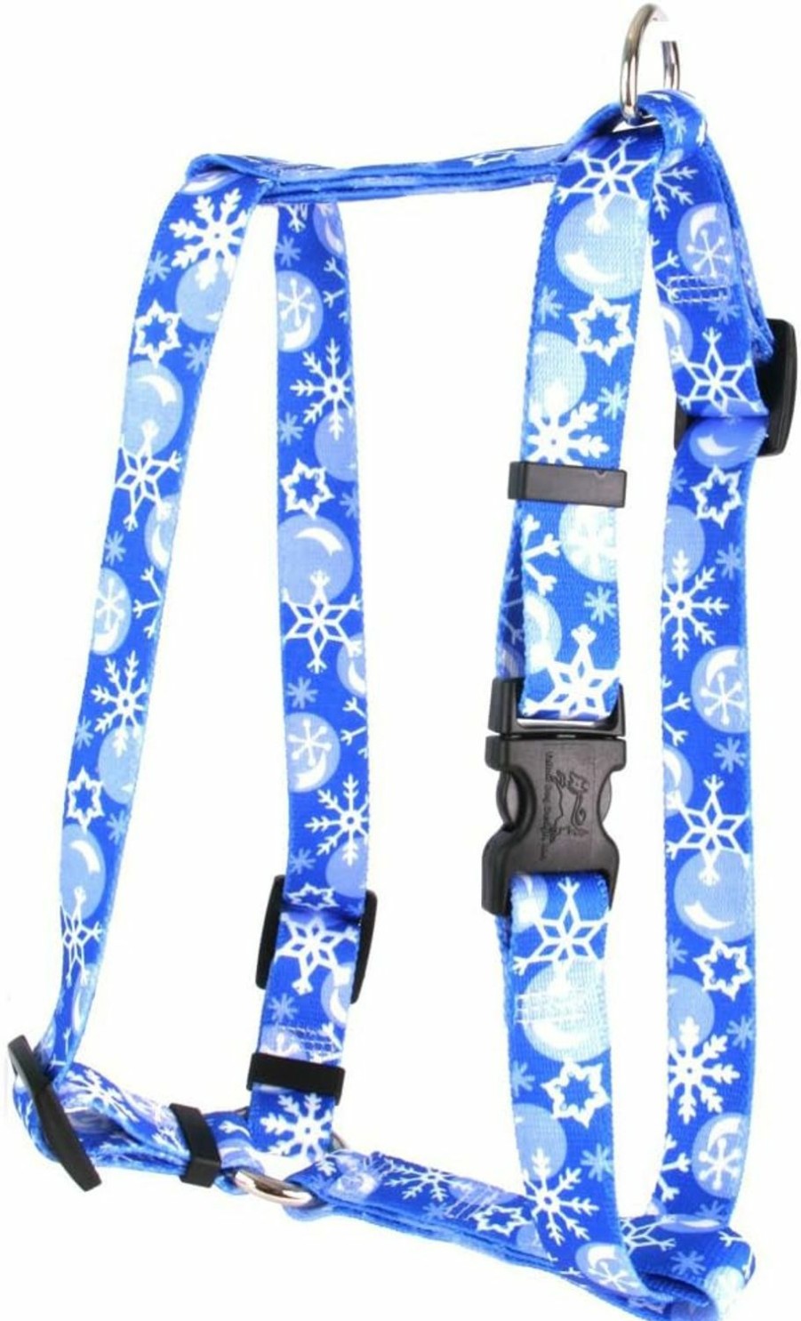 Small Animal Yellow Dog Design | Yellow Dog Design Winter Wonderland Roman Style H Dog Harness-X-Large-1\" And Fits Chest 28 To 36\"