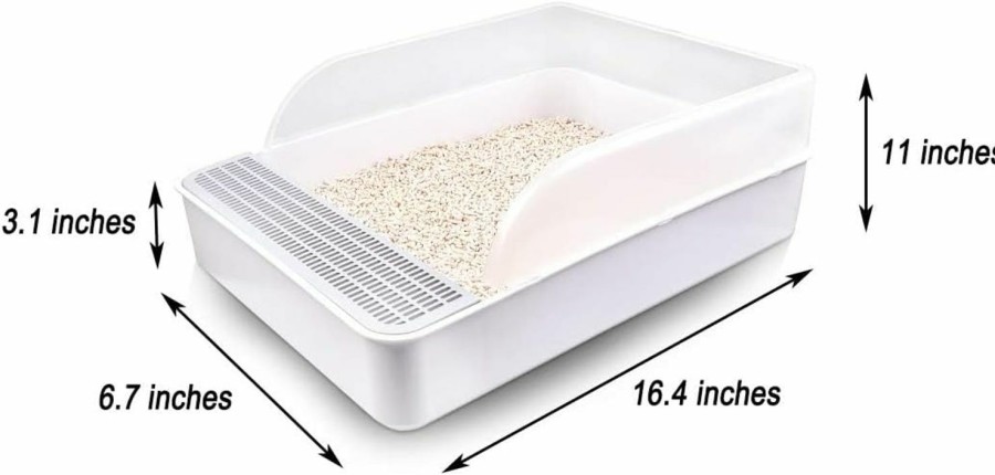 Small Animal Tfwadmx | Tfwadmx Pet Small Rabbit Litter Box Toilet, Bunny Rectangle Potty Trainer, Corner Litter Box Pet Pan For Small Animal/Rabbit/Guinea Pig/Galesaur/Ferret,Etc