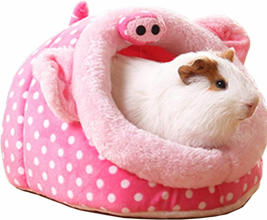 Small Animal LEFTSTARER | Leftstarer Guinea Pig Rat Bed And Hideout For Ferret Hedgehog Sleep And Hide, Hamster Small Pet Animals Supplies Toy Cage Accessories Nest(1-L)