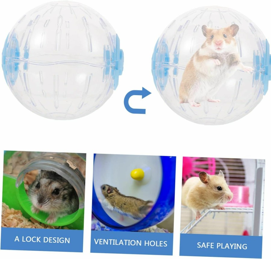 Small Animal balacoo | Hamster Running Ball Hamster Running Balls Chinchilla Running Balls Gerbils Running Balls Hedgehog Small Hamster Pc Hamster Supplies Clear Hamster Exercise Balls