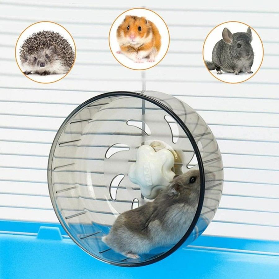 Small Animal YOUTHINK | Hamster Racing Wheel, 13Cm Hamster Wheel Small Hamster Running Wheel For Pets Quiet Plastic Racing Toy For Hamsters Gerbils Guinea Pigs