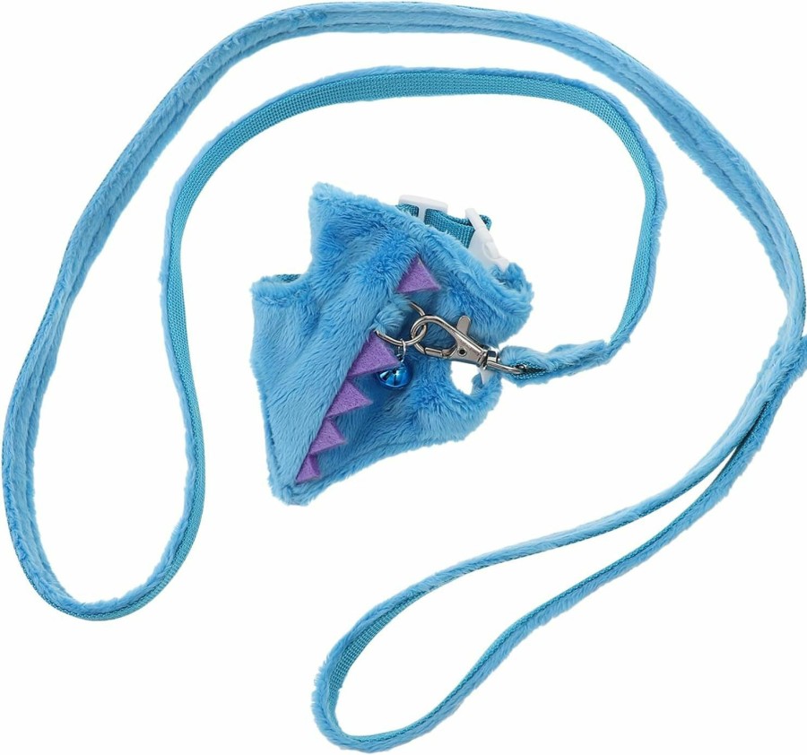 Small Animal POPETPOP | Hamster Harness And Leash Small Animal Harness And Leash Set Ferret Walking Vest Squirrel Runnig Hiking Camping Outdoor Leash For Rabbit Hamster Guinea Pig