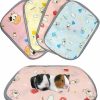 Small Animal RMNHPTK | Rmnhptk 4 Pcs Guinea Pig Cage Liner Hamster Bedding Pads Small Animals Pee Pads For Chinchilla Rabbit Hedgehog Ferret Kitten