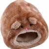 Small Animal TOPINCN | Cozy Pet Bed, Cute Cartoon Soft Plush Warm Pet Nest Pet Cave Hut Hamster Mouse Sleeping Bed Washable Small Animal House Home Hammock For Hamster Chinchilla Squirrel Guinea-Pig Cavia Cobaya(Brown)