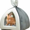 Small Animal Fhiny | Fhiny Rabbit Bed Cave Cozy Guinea Pig Hideout Cute Bunny Bed Large House Winter Nest Dwarf Rabbit Cage Accessories For Chinchilla Ferret Hedgehog Or Other Small Animals