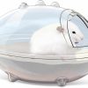 Small Animal TieLishor | Tielishor Hamster Bathroom,Hamster Bathtub,Sand Bath Container,Hamster Toilet And Sandbox Dust Bathtub,Transparent Hamster Bed,Sand Bath Box For Hamster Cage Accessories(S 5.3X3.8X3.3 Inch)