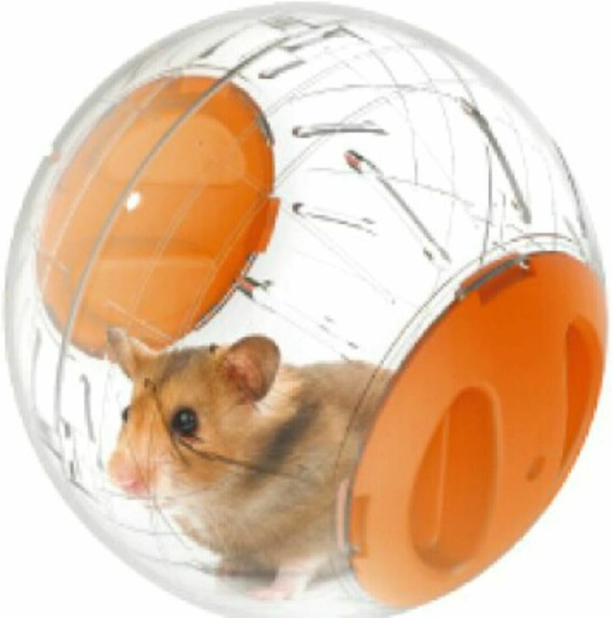 Small Animal emours | Small Animal Activity Toy Boredom Breaker Run Around Exercise Rolling Balls Toy For Dwarf Hamsters (5.9 Inch, Blue)