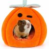 Small Animal YUEPET | Yuepet Halloween Rabbit Bed Warm Bunny Hideout House, Cozy Washable Small Animal Hideout For Guinea Pig Rabbit Bunny Ferret Chinchilla 11.8\" 11.8\"