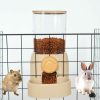 Small Animal PHAEAO | Hanging Automatic Pet Food Water Dispenser, Auto Gravity Rabbit Feeder And Water Dispenser Set,Pet Feeder Station For Puppy Kitten Rabbit Chinchilla Hedgehog Guinea Pig Ferret (Feeder)