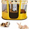 Small Animal BNOSDM | Bnosdm Portable Rabbit Playpen Foldable Kitten Cage Tent Bunny Playpens With Zippered Removable Shade Cover Indoor Outdoor Use Pop Up Pet Tents Crate House For Small Animal Puppy Cat