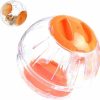 Small Animal CHUQIANTONG | Hamster Exercise Ball Silent Hamster Wheel Small Animals Transparent Ball For Dwar Rat Relieves Boredom And Increases Activity (4.8 Inch, Clear)