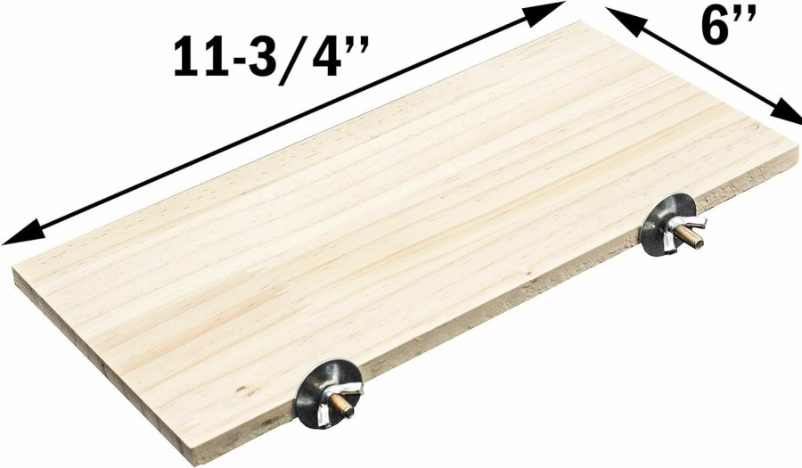 Small Animal GNB PET | Gnb Pet Natural Wood Stand Platform 5''X11'' For Hamster Mice Chinchilla Chipmunk, Small Animals Habitat Toy Hm-10