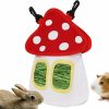 Small Animal TANOMA | Tanoma Bunny Hay Feeder, Hanging Rabbit Hay Feeder Bag For Bunnies Guinea Pigs Chinchillas Hamster