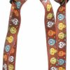 Small Animal Yellow Dog Design | Yellow Dog Design Candy Skulls Step-In Dog Harness 3/4\" Wide And Fits Chest Circumference Of 9 To 15\", Small