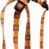 Small Animal Yellow Dog Design | Yellow Dog Design Orange Blocks Step-In Dog Harness, X-Small-3/8 Wide And Fits Chest Of 4.5 To 9\"