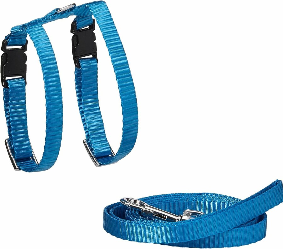 Small Animal Marshall Pet Products | Harness & Lead (Blue)