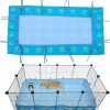 Small Animal CHEGRON | Chegron Guinea Pig Cage Liner Waterproof Oxford Bottom Pet Bedding For Rabbit Chinchilla Hedgehog Ferret Small Animals Cage C&C Playpen Accessories, 48X24 Inch Grey