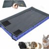 Small Animal JDMOLG | Jdmolg Fleece Guinea Pig Cage Liner, Washable Guinea Pig Bedding With Waterproof Oxford Fabric, Reusable Cage Liners Bed Mats With Raised Sides And Openable Hideout Pocket(Blue01,C&C 2X3)