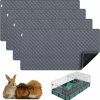 Small Animal cimiycob | Guinea Pig Cage Liners, Washable Guinea Pig Bedding For Midwest Cage 47\"X24\" 4 Pack, Reusable & Anti Slip & Waterproof, Absorbent Guinea Pig Pee Pad For Small Animal, Rabbit, Bunny, Chinchilla