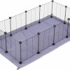 Small Animal LURIVA | Luriva Diy Guinea Pig Cage With Mat, Small Animal Playpen, Pet Playpen, Rabbit Cage, Small Animal Cage, Puppy Dog Playpen, Indoor Outdoor Yard Fence,12 X 12 Inch, 12 Panels