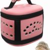 Small Animal KAMEIOU | Portable Small Animal Guinea Pig Hedgehog Hamster Carrier Bag Box With Soft Mat Zipper Breathable Small Guinea Pig Chinchillas Hamster Hedgehog Car Carrier Case Handbag For Small Animals Carriers