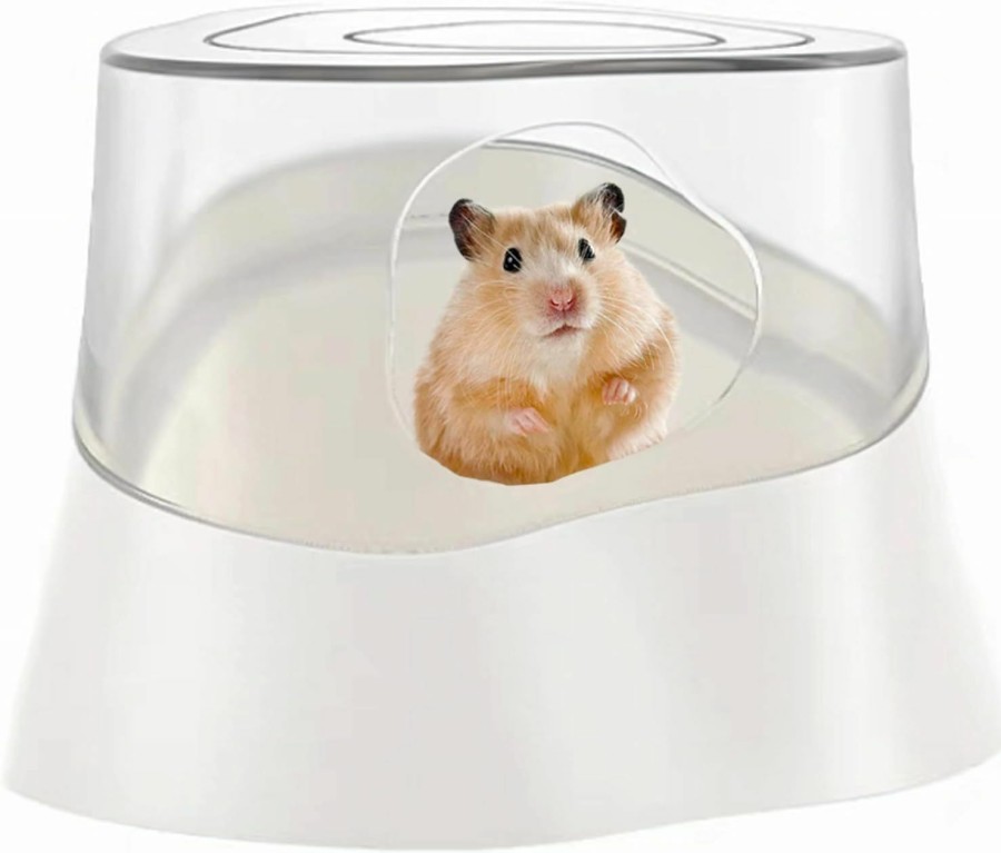 Small Animal Pawsayes | Hamster Sand Bath Box Container Small Tree Stumps Cute Hamster Bath Toilet Digging Sand Container Cage Accessories For Hamster Mice Gerbil