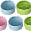 Small Animal POPETPOP | Popetpop Ceramic Hamster Feeding Bowls, Anti-Bite Small Animal Food Bowl Water Feeder For Rabbit Hedgehog Guinea-Pig Gerbil Squirrel Reptiles (Random Color)