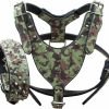 Small Animal Benala | Benala Leather Spikes Dog Harness And Collar Heavy Duty Set For Pitbull,German Shepherd,Golden Retriever (Camouflage,Xl)