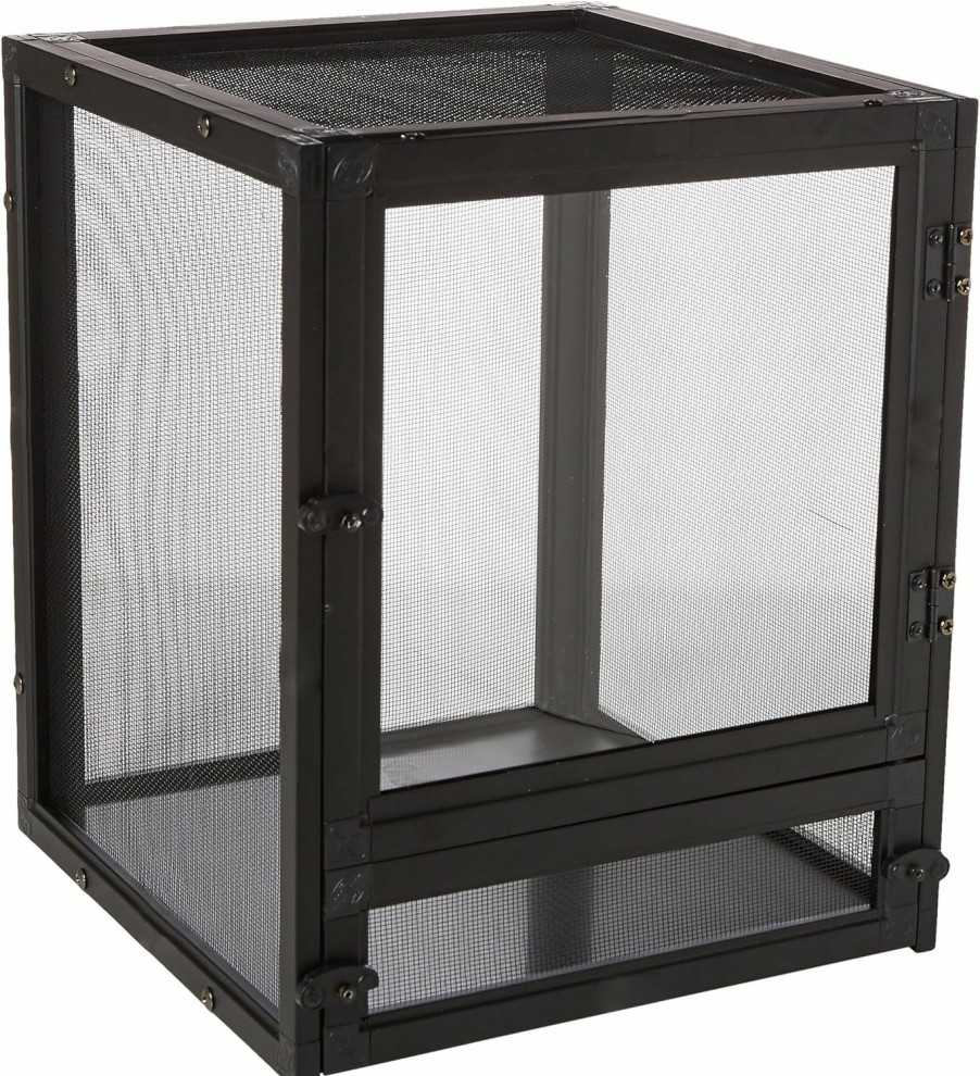 Small Animal Zoo Med | Zoo Med Labs Nano Breeze Alumuninum Screen Cage 10 X 10 X 12