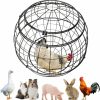 Small Animal SOVIPAL | Sovipal Portable Chicken Coop- Portable Chicken Run- Rabbit Hutch- Chicken Run For Outdoor- Single Pet Playpen For Rooster/Rabbit/Cat- Bunny Cage- Protect Outdoor Pet From Wild Animal (Large).