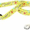 Small Animal Yellow Dog Design | Yellow Dog Design Happy Birthday Ez-Grip Dog Leash With Comfort Handle 1\" Wide And 5' (60\") Long, Large